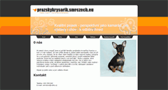 Desktop Screenshot of prazskykrysarik.smrczech.eu